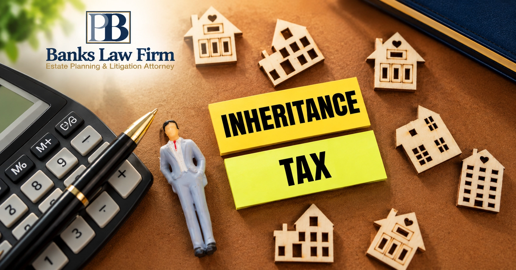 Inheritance Tax Estate Planning Desk Scene